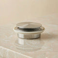 Universal stainless steel sink stopper drain plug with a silicone seal